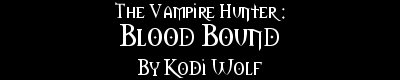 The Vampire Hunter: Blood Bound by Kodi Wolf
