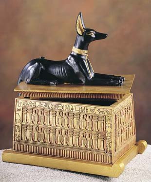 Anubis on Mastaba Box