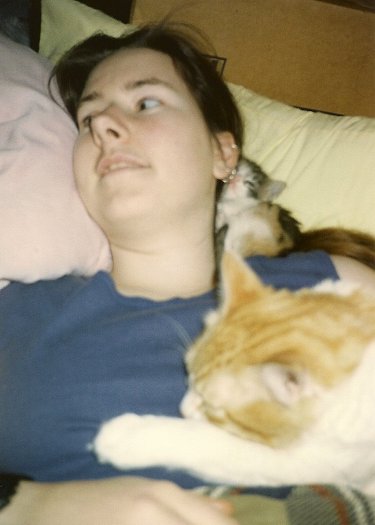 Kodi with Felix and Guim, February, 1995